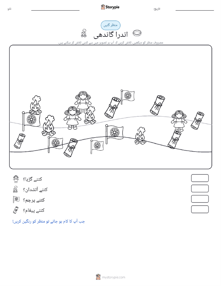 گنتی کا منظر