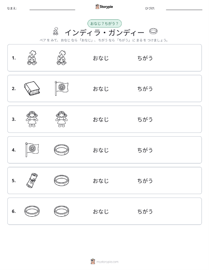 同じか違うか