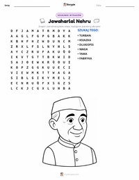 Podgląd drukowalnego arkusza ćwiczeń Jawaharlal Nehru