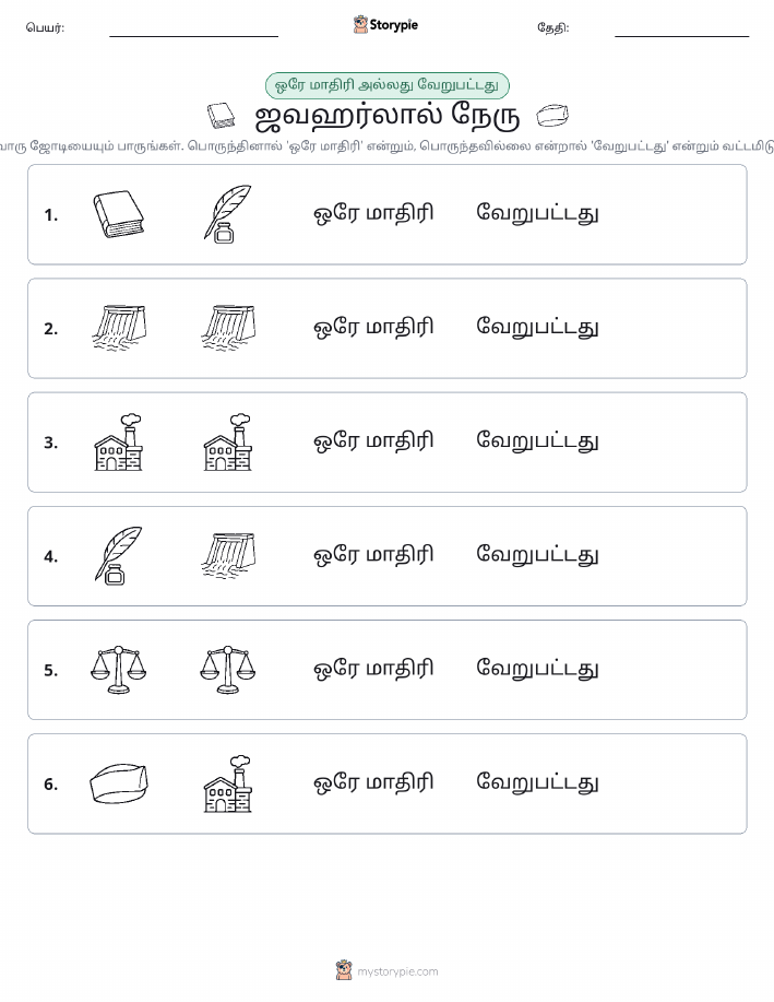 அதே அல்லது மாறுபட்டது