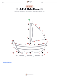 A. P. J. Abdul Kalam printable worksheet preview