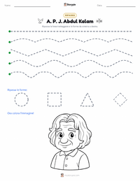 Anteprima della scheda stampabile di A. P. J. Abdul Kalam