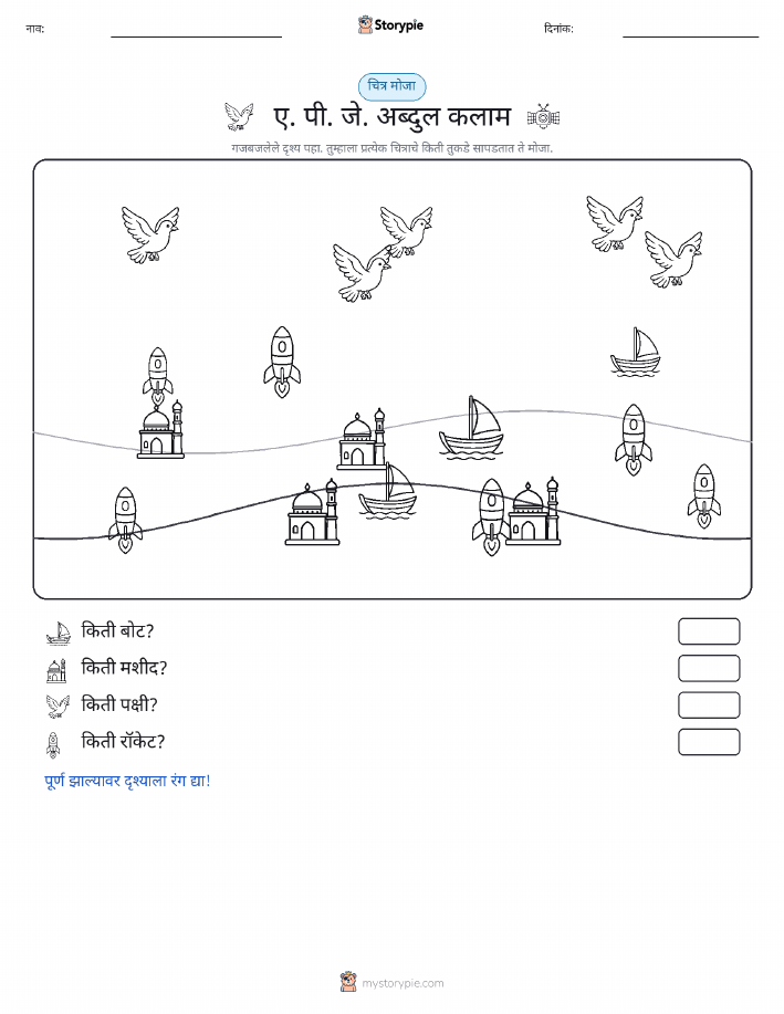 गणना दृश्य
