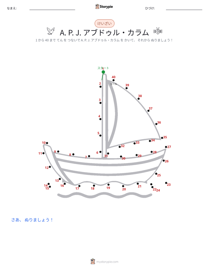 点つなぎ