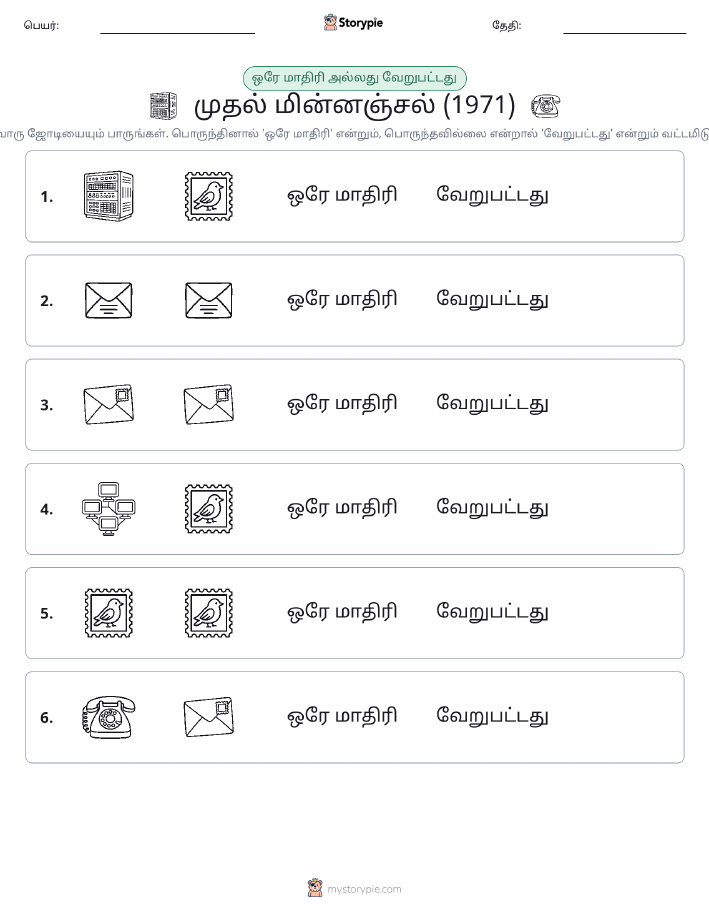 அதே அல்லது மாறுபட்டது