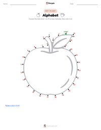 Alphabet printable worksheet preview