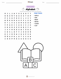 Alphabet printable worksheet preview