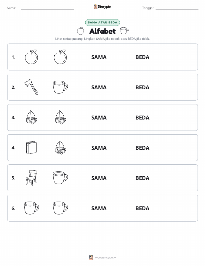 Sama atau Berbeda