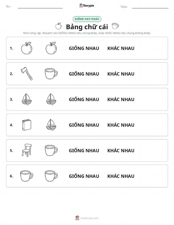 Giống Hay Khác