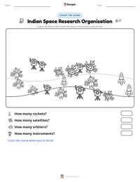 Indian Space Research Organisation printable worksheet preview