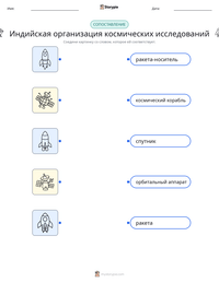 Индийская организация космических исследований предварительный просмотр распечатываемого рабочего листа