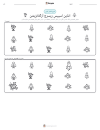 انڈین اسپیس ریسرچ آرگنائزیشن پرنٹ کرنے کے قابل ورکشیٹ کا پیش نظارہ