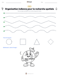 Aperçu de la feuille de travail imprimable Organisation indienne pour la recherche spatiale