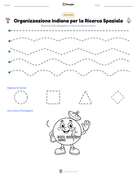Anteprima della scheda stampabile di Organizzazione Indiana per la Ricerca Spaziale