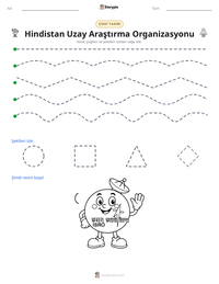 Hindistan Uzay Araştırma Organizasyonu yazdırılabilir çalışma sayfası önizlemesi