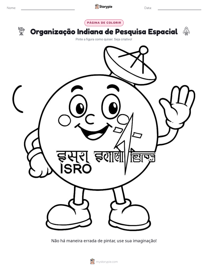 Página para colorir