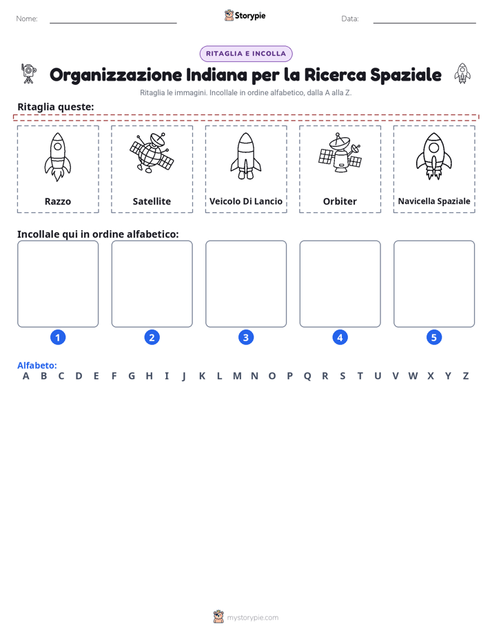Taglia & Incolla Alfabeto