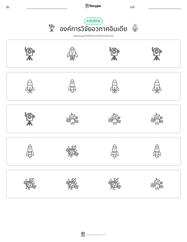 ตัวที่แตกต่าง