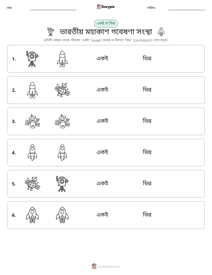 একই বা ভিন্ন