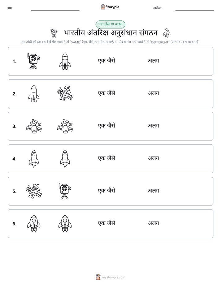 समान या भिन्न
