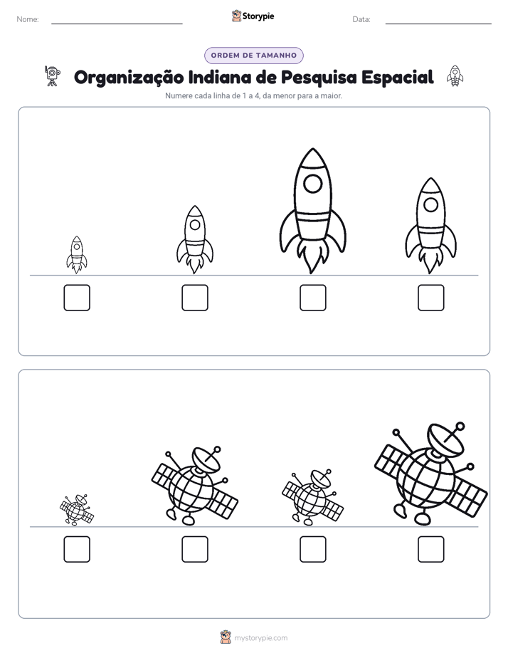 Ordem de Tamanho