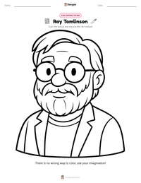 Ray Tomlinson printable worksheet preview
