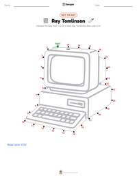 Ray Tomlinson printable worksheet preview