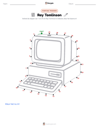 Ray Tomlinson afdrukbare werkblad voorbeeld