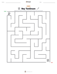 Ray Tomlinson printable worksheet preview