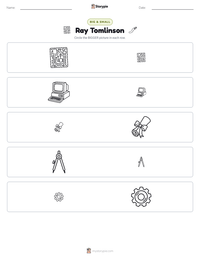 Ray Tomlinson printable worksheet preview