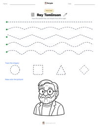 Ray Tomlinson printable worksheet preview