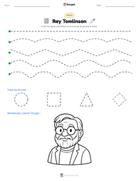 Aperçu de la feuille de travail imprimable Ray Tomlinson