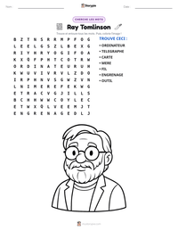 Aperçu de la feuille de travail imprimable Ray Tomlinson
