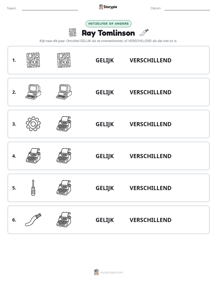 Zelfde of Verschillend