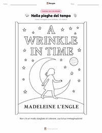 Pagina da colorare di Nelle pieghe del tempo (romanzo) per bambini