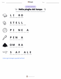 Anteprima della scheda stampabile di Nelle pieghe del tempo (romanzo)