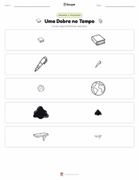 Prévia da folha de atividades imprimível Uma Dobra no Tempo (romance)