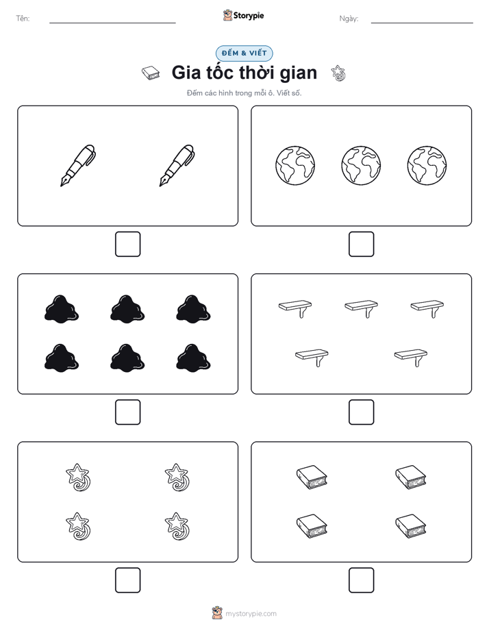 Đếm & Viết