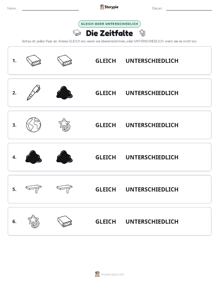 Gleich oder Anders