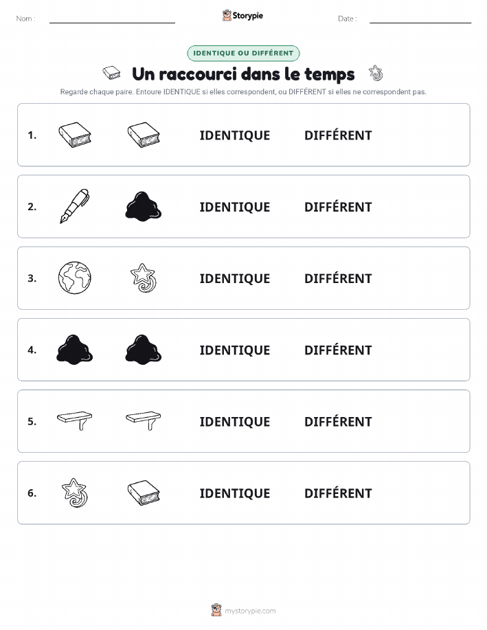 Identique ou Différent