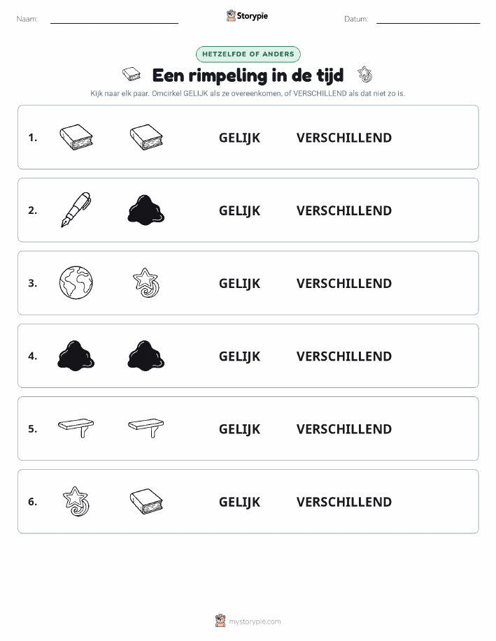Zelfde of Verschillend