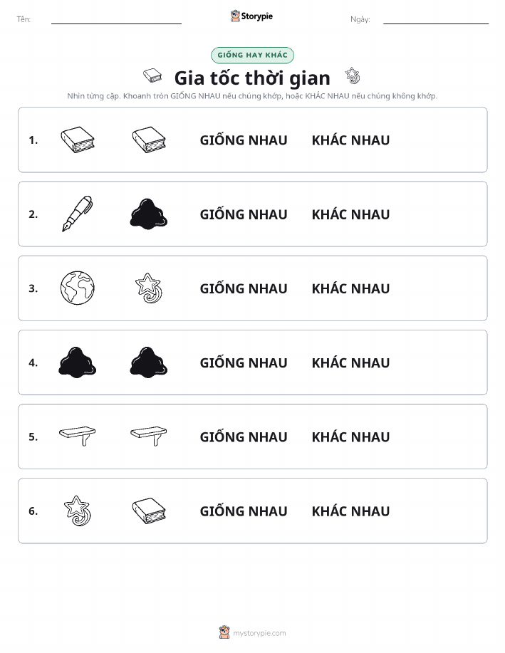 Giống Hay Khác
