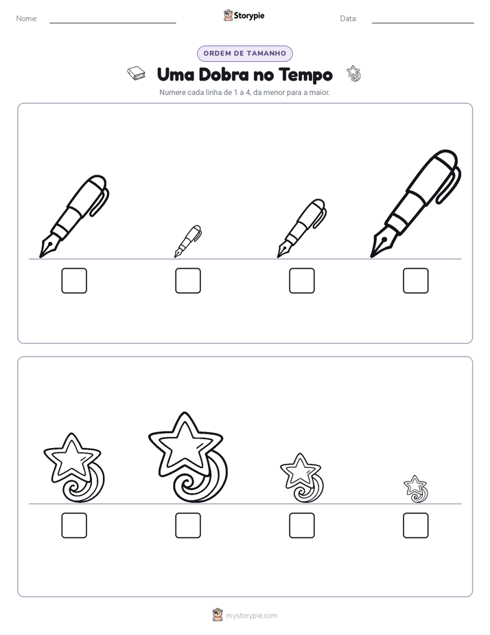 Ordem de Tamanho