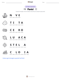 Anteprima della scheda stampabile di Fenici