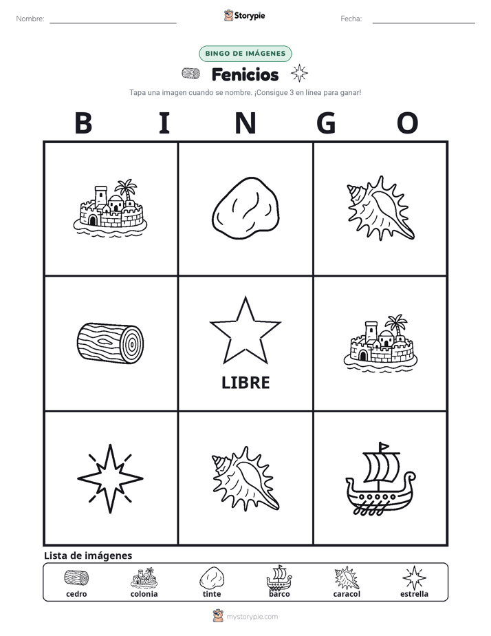 Bingo de Imágenes
