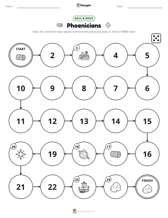 Roll & Move Game