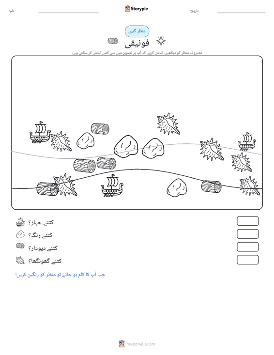 گنتی کا منظر