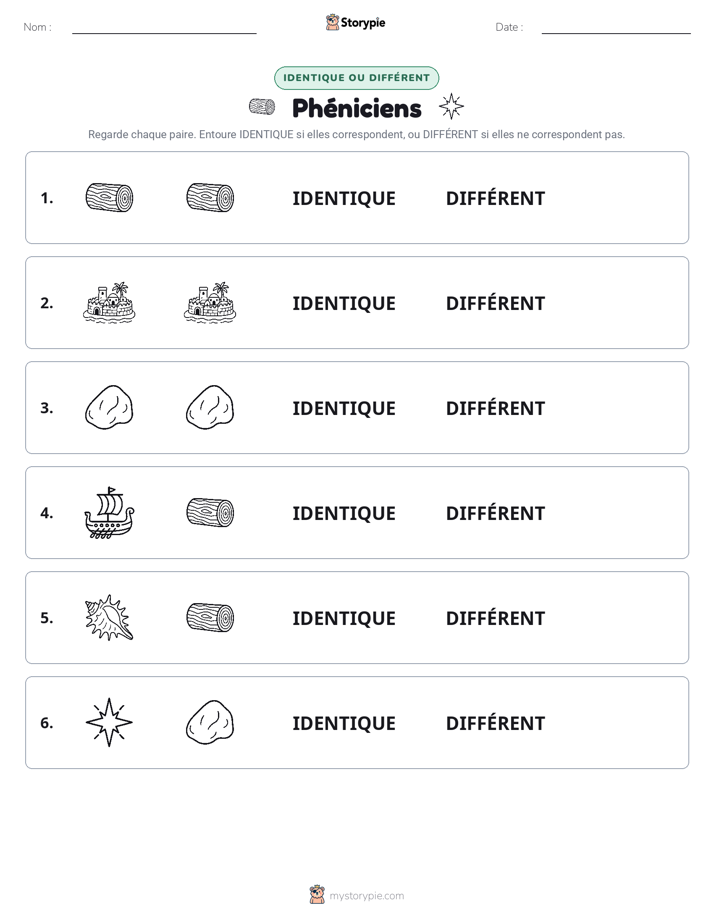 Identique ou Différent