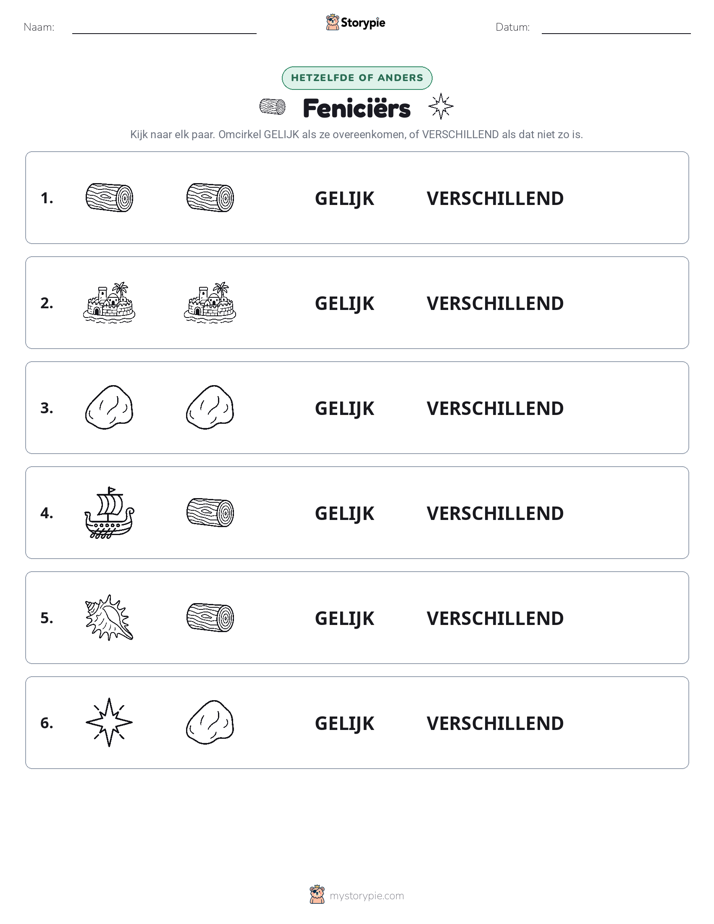 Zelfde of Verschillend