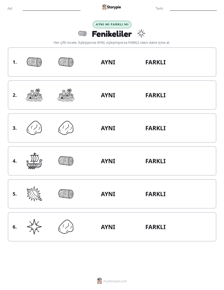 Aynı mı Farklı mı